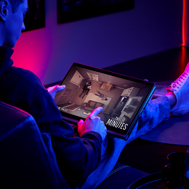 Rog Flow X16 in Tablet Mode Scenario Photo